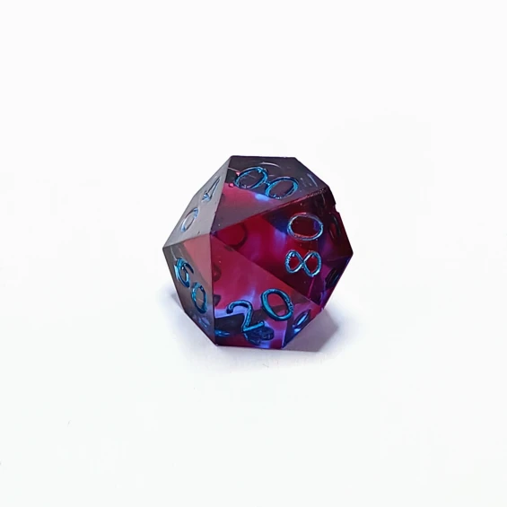 d12, tiny bubbles on side 1, 4, 5, 6