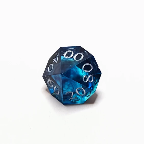 d10, 00-90, tiny bubbles on 00, 60, 90