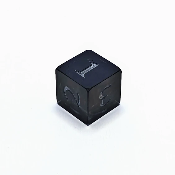 d6, tiny bubbles on 1