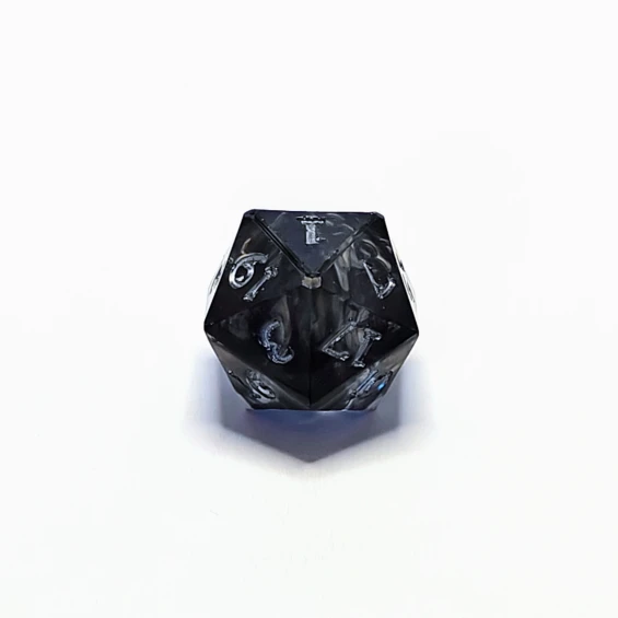 d20, tiny bubbles on 7, 9, 19, 20
