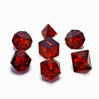 "Coppermind" Handmade Resin Dice Set