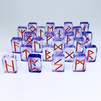 "Magic North" Handmade Resin Rune Set