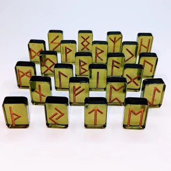 "Pine Forest" Handmade Resin Rune Set