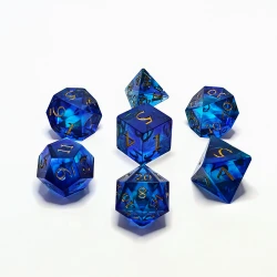 "Tesseract" Handmade Resin Dice Set