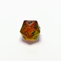 d20, tiny bubbles on side 20
