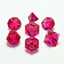 "Neon Dreams" Handmade Resin Dice Set