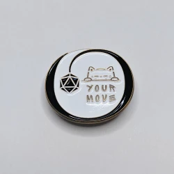Nonymous Games "Your Move" Badge Enamel Pin
