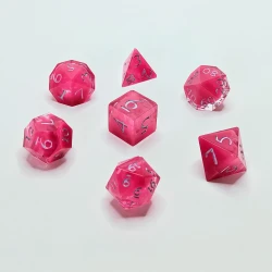 "Bubblegum" Handmade Resin Dice