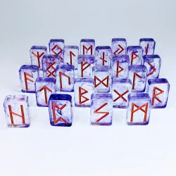"Magic North" Handmade Resin Rune Set